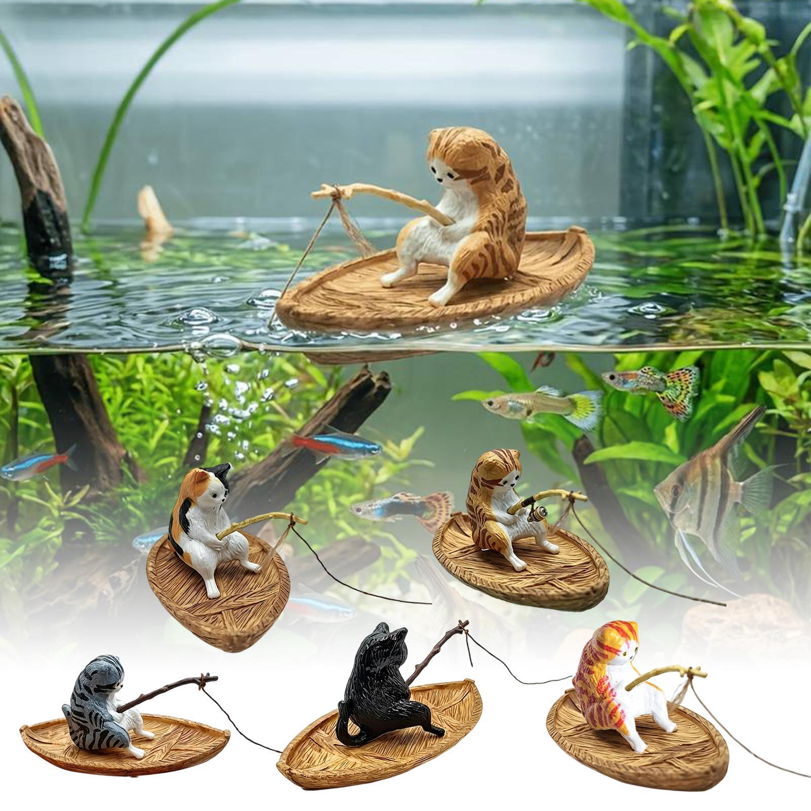 Aquarium Marina - زينة حوض السمك على شكل قارب