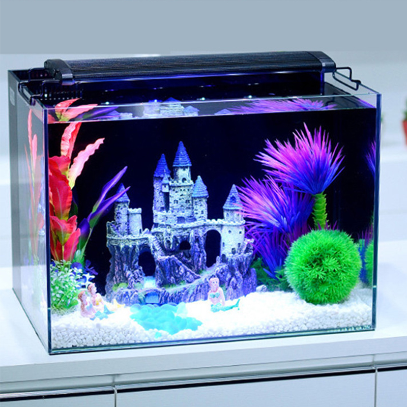 سوبر القلعة زخرفة حوض للأسماك  - مراجعة Aquarium Marina وسعره