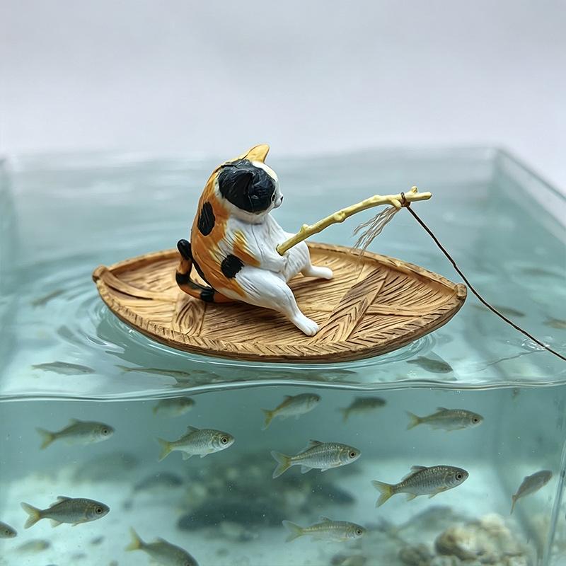 إضافة تزيينية لحوض السمك مع قط - مراجعة Aquarium Marina وسعره