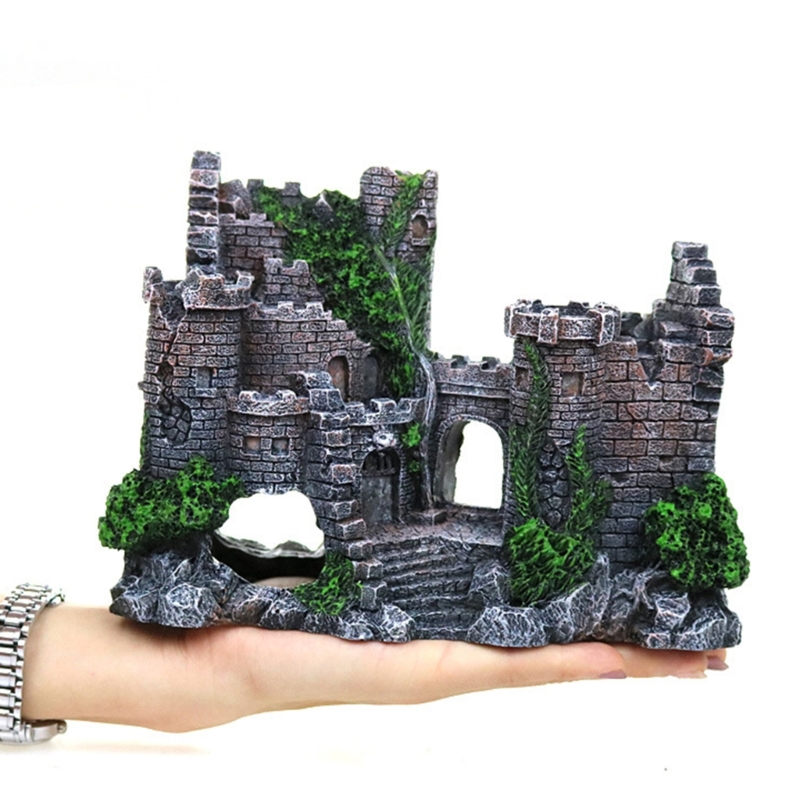 ديكورات قلعة حوض السمك من الرا - مراجعة Aquarium Marina وسعره