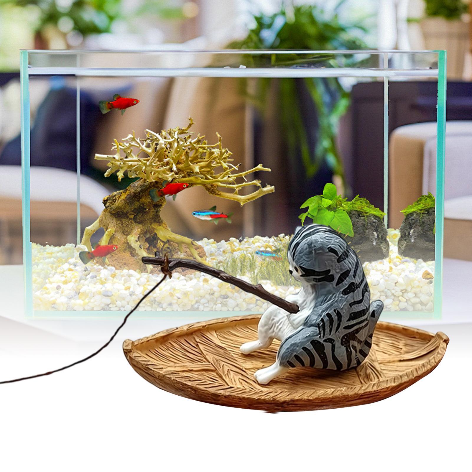 زينة حوض السمك على شكل قارب صي - مراجعة Aquarium Marina وسعره