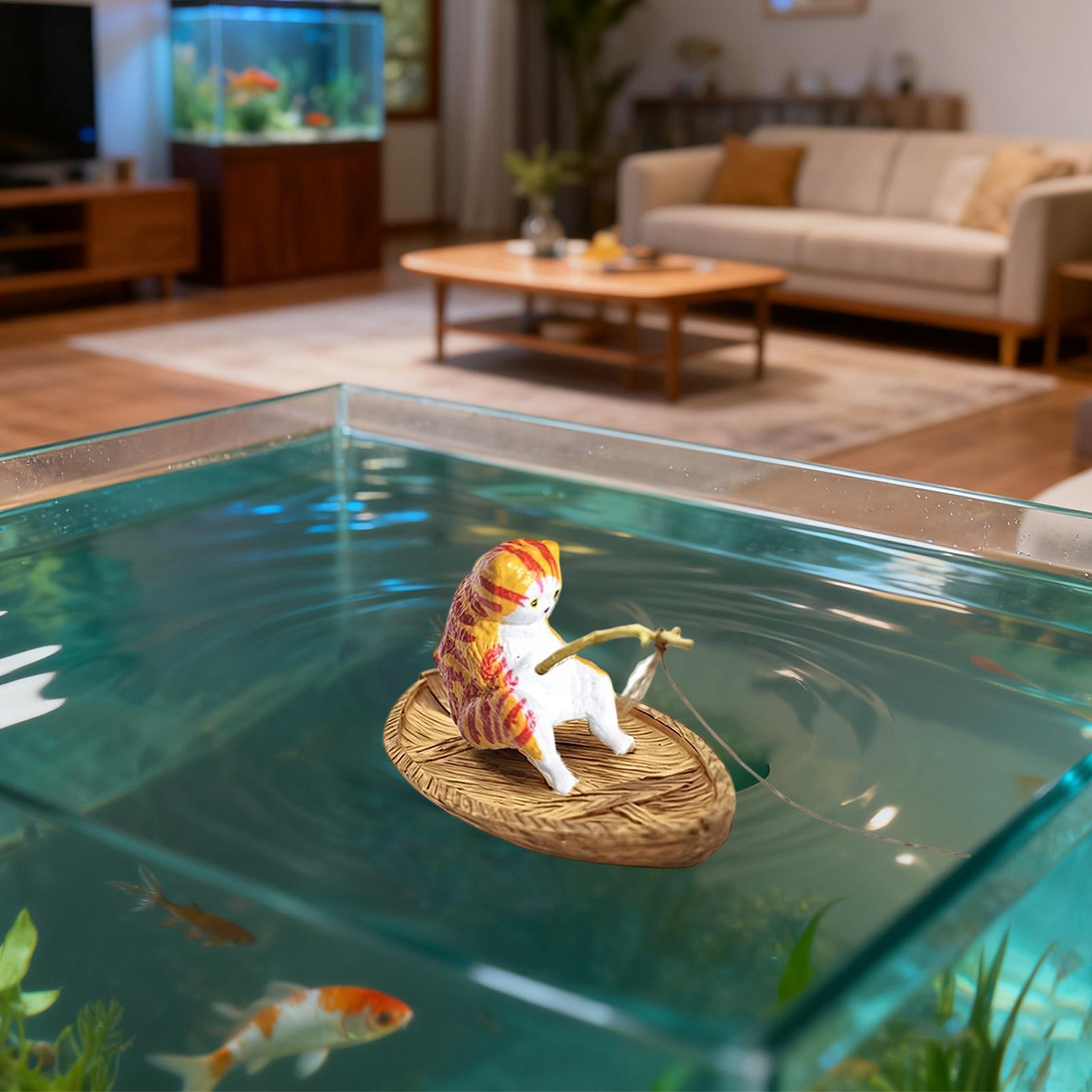 زينة حوض السمك على شكل قارب صي - مراجعة Aquarium Marina وسعره