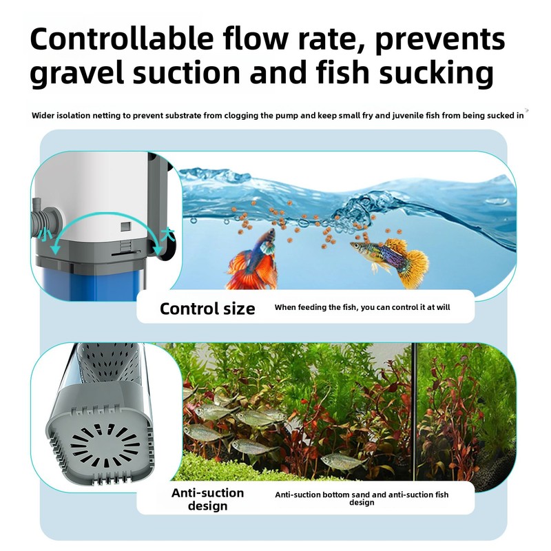 فلتر حوض أسماك داخلي مدمج - فل - مراجعة Marine Aquarium Wave Maker وسعره