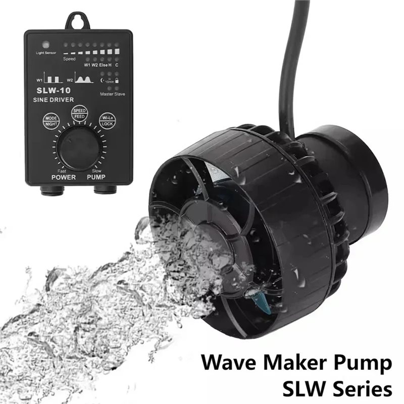مضخة صنع الأمواج الصامتة A23P  - مراجعة Marine Aquarium Wave Maker وسعره