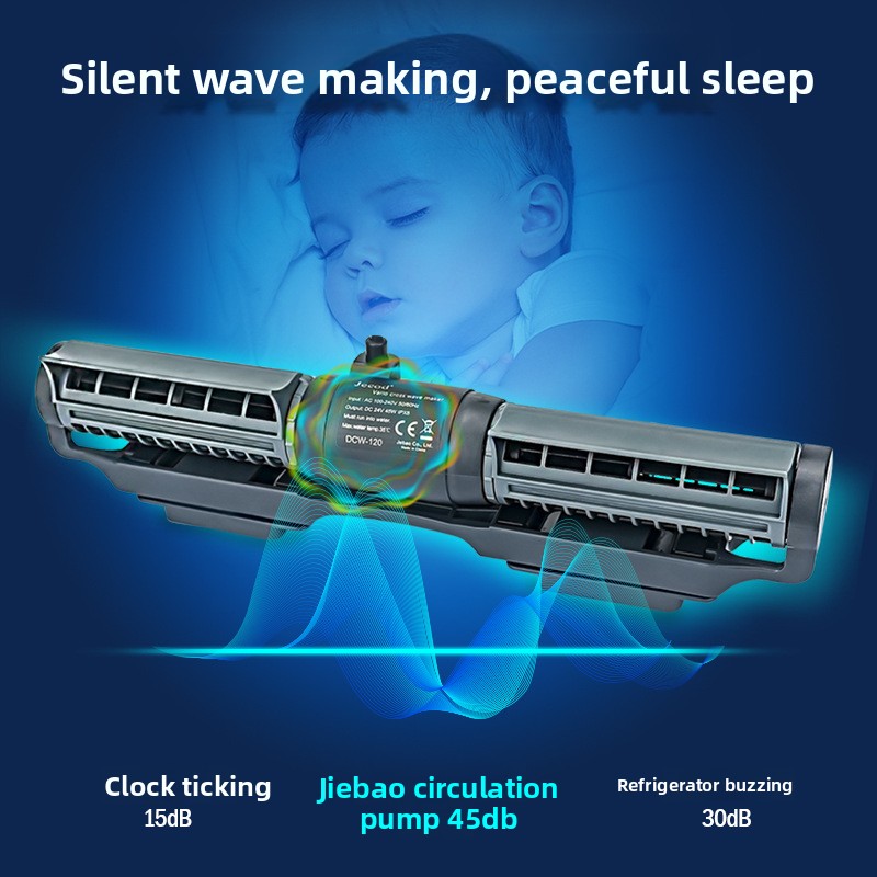 مضخة تدفق متقاطع صامتة بتردد م - مراجعة Marine Aquarium Wave Maker وسعره