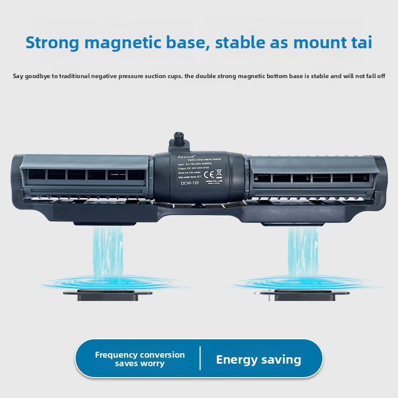 مضخة تدفق متقاطع صامتة بتردد م - مراجعة Marine Aquarium Wave Maker وسعره