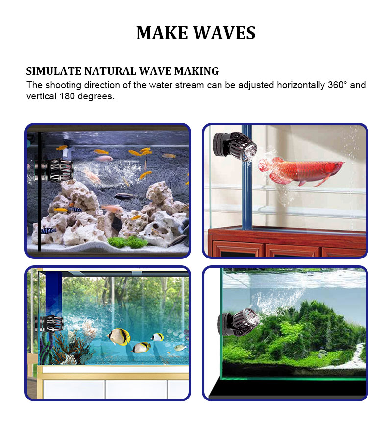 مضخة تدفق موجات LBS-30 مع وحدة - مراجعة Marine Aquarium Wave Maker وسعره